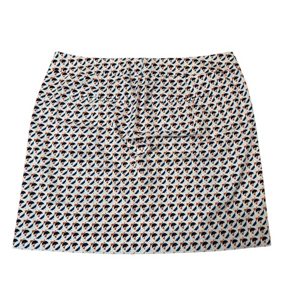 Ann Taylor Skirt Womens Size 14 Eclipse Print Madison Above Knee Retro NWOT - Picture 6 of 7